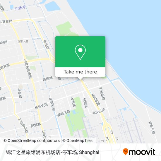 锦江之星旅馆浦东机场店-停车场 map
