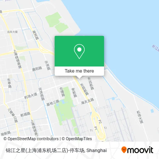 锦江之星(上海浦东机场二店)-停车场 map