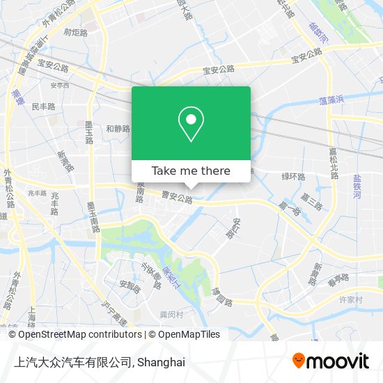 上汽大众汽车有限公司 map