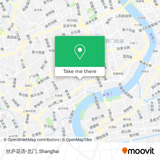 丝庐花语-北门 map