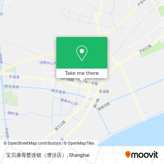 宝贝康母婴连锁（漕泾店） map