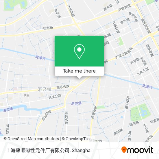 上海康顺磁性元件厂有限公司 map