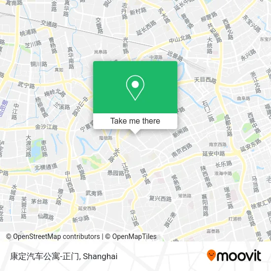 康定汽车公寓-正门 map