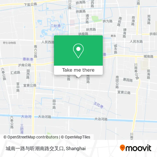 城南一路与听潮南路交叉口 map