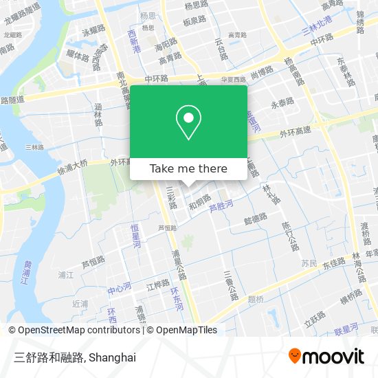 三舒路和融路 map