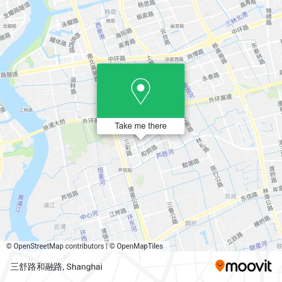 三舒路和融路 map