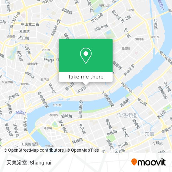 天泉浴室 map