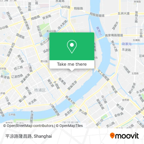 平凉路隆昌路 map