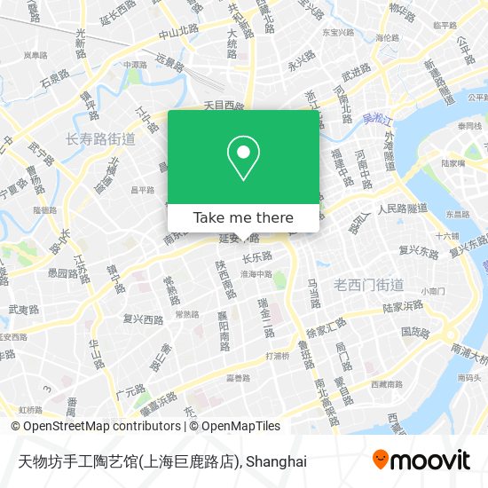 天物坊手工陶艺馆(上海巨鹿路店) map