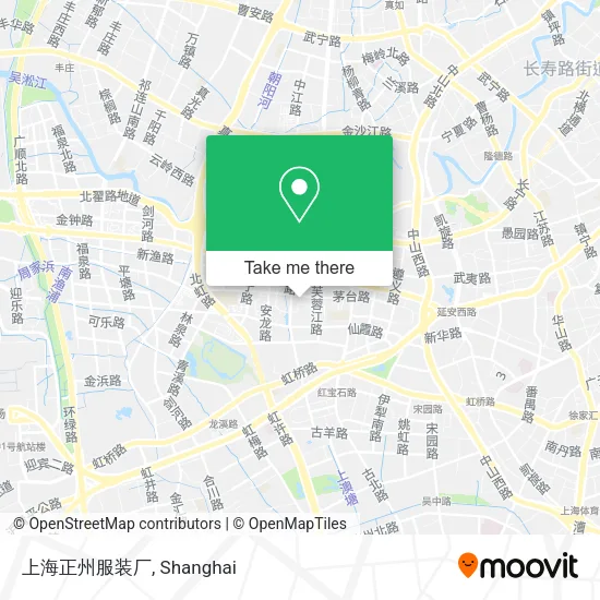 上海正州服装厂 map