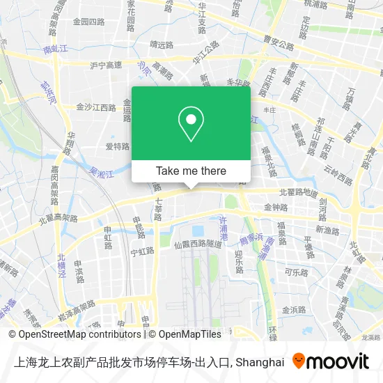 上海龙上农副产品批发市场停车场-出入口 map