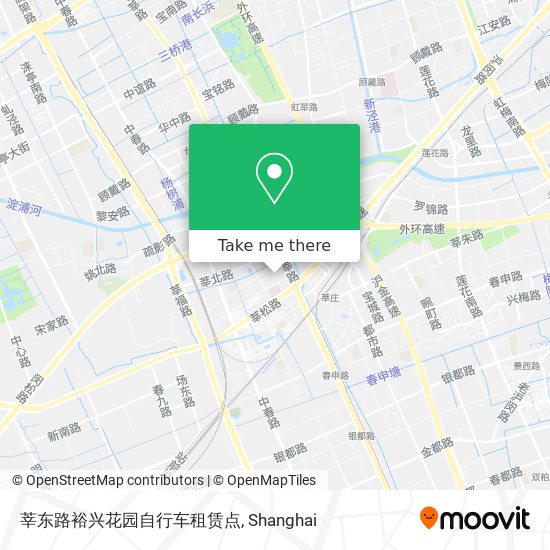 莘东路裕兴花园自行车租赁点 map