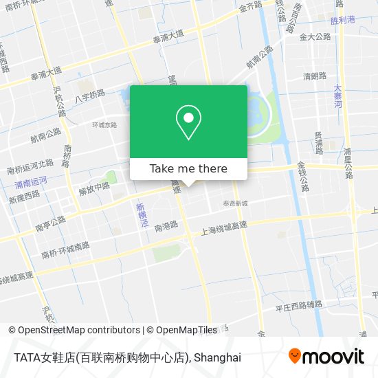 TATA女鞋店(百联南桥购物中心店) map