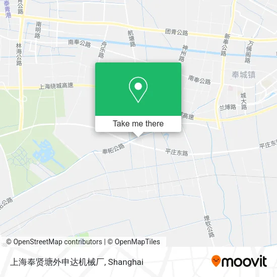 上海奉贤塘外申达机械厂 map