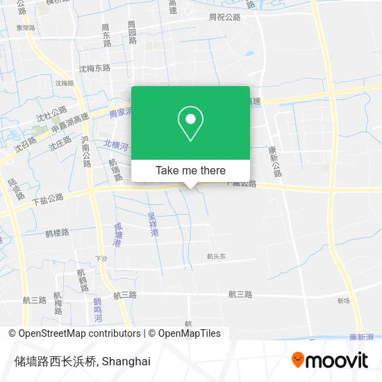 储墙路西长浜桥 map