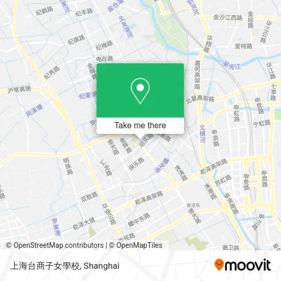 上海台商子女學校 map