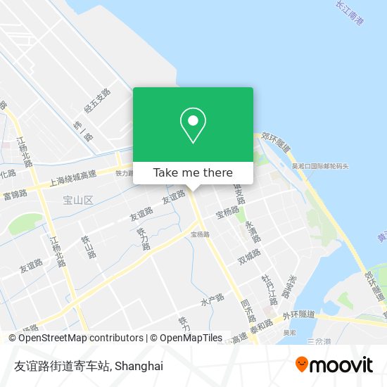 友谊路街道寄车站 map