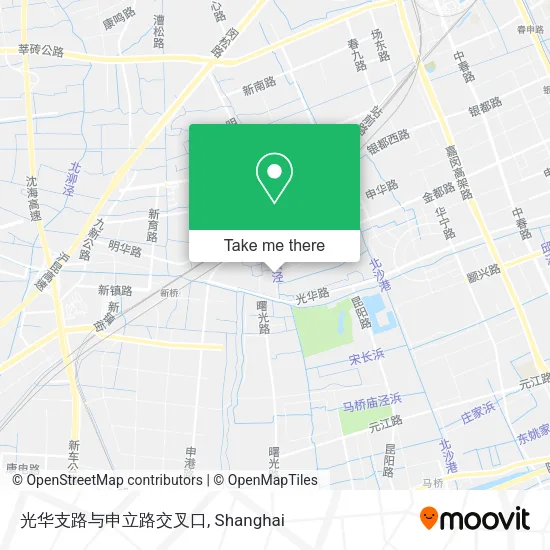 光华支路与申立路交叉口 map