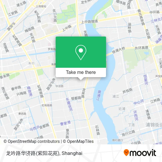 龙吟路华济路(紫阳花苑) map