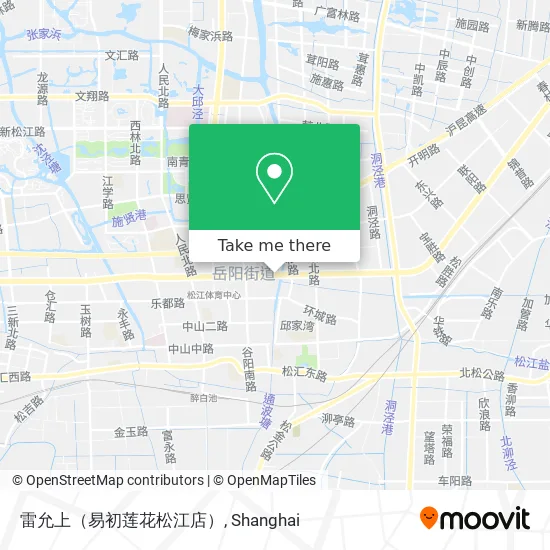 雷允上（易初莲花松江店） map