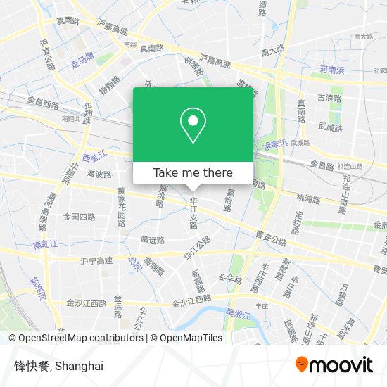 锋快餐 map