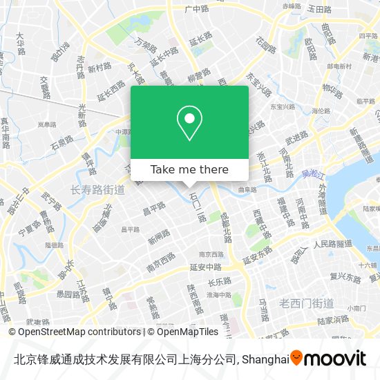 北京锋威通成技术发展有限公司上海分公司 map