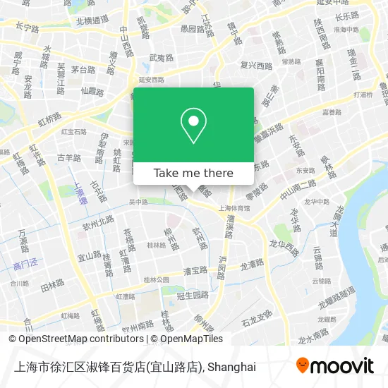上海市徐汇区淑锋百货店(宜山路店) map