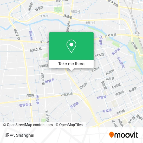 杨村 map