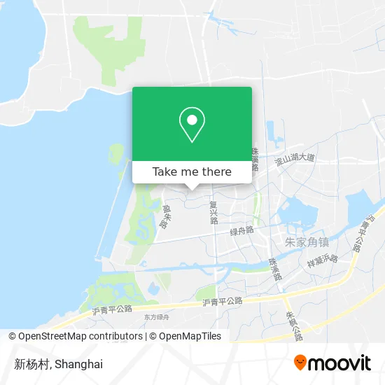 新杨村 map
