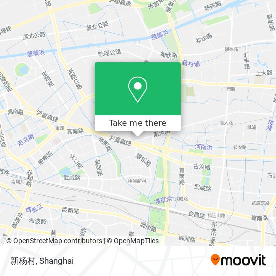 新杨村 map