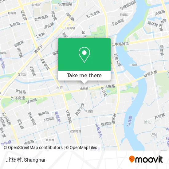 北杨村 map