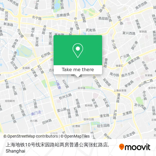 上海地铁10号线宋园路站两房普通公寓张虹路店 map