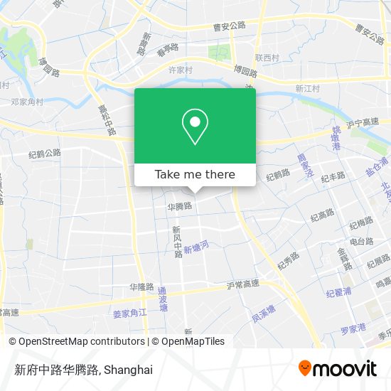 新府中路华腾路 map