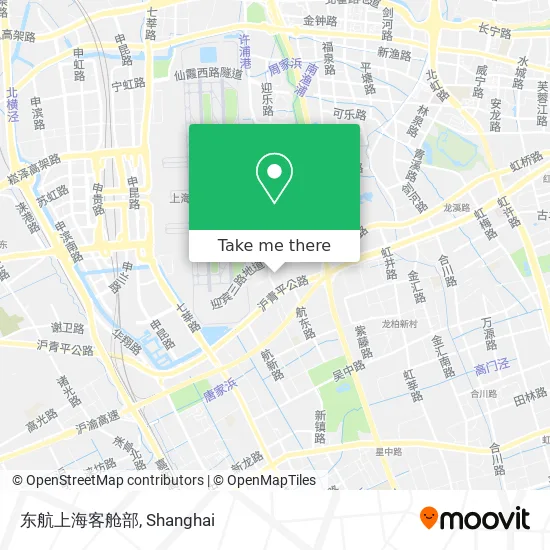 东航上海客舱部 map