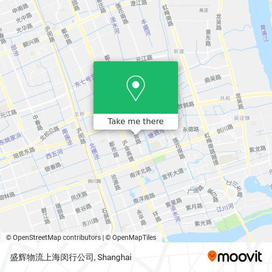 盛辉物流上海闵行公司 map