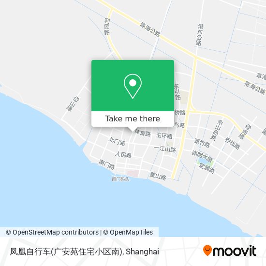 凤凰自行车(广安苑住宅小区南) map
