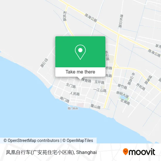 凤凰自行车(广安苑住宅小区南) map