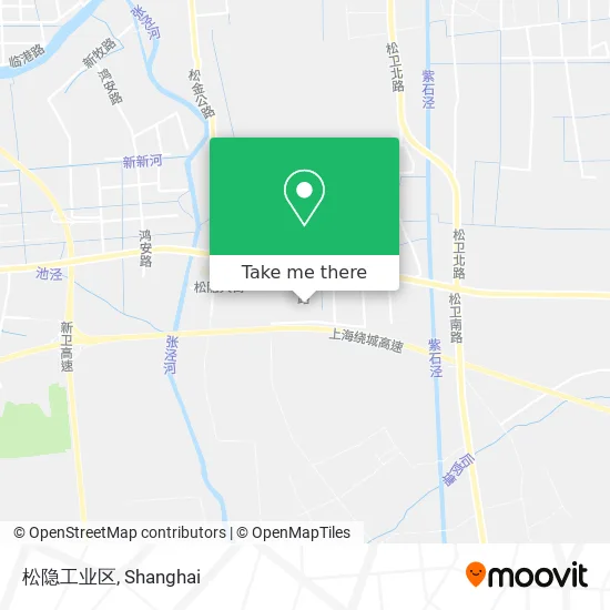 松隐工业区 map