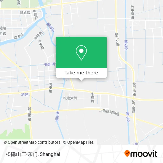 松隐山庄-东门 map