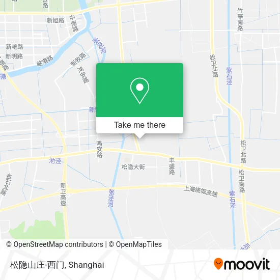 松隐山庄-西门 map