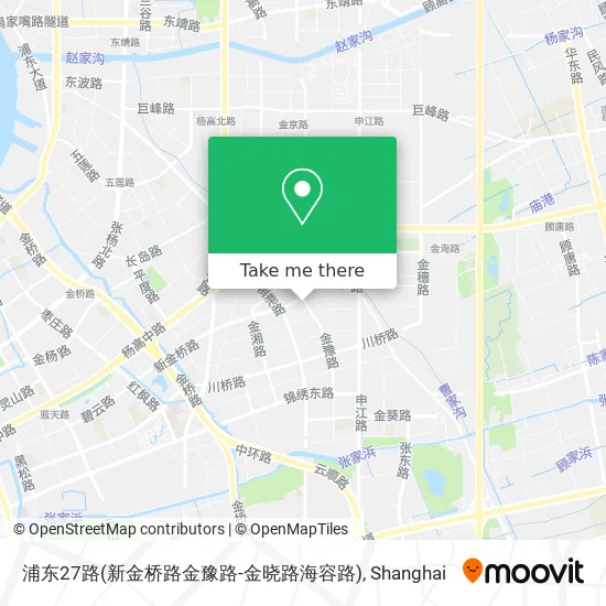 浦东27路(新金桥路金豫路-金晓路海容路) map