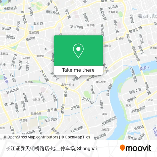 长江证券天钥桥路店-地上停车场 map
