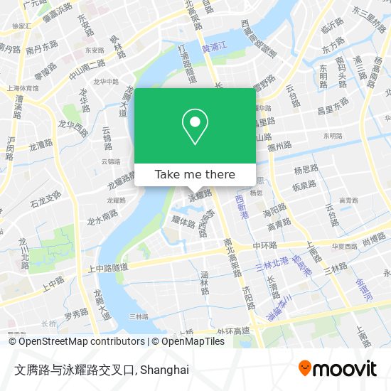 文腾路与泳耀路交叉口 map