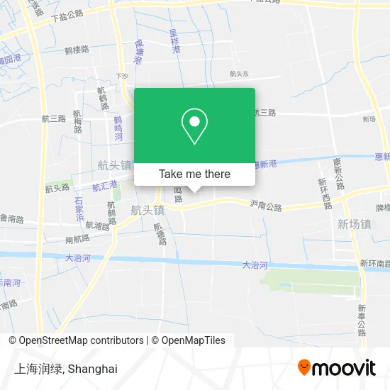 上海润绿 map