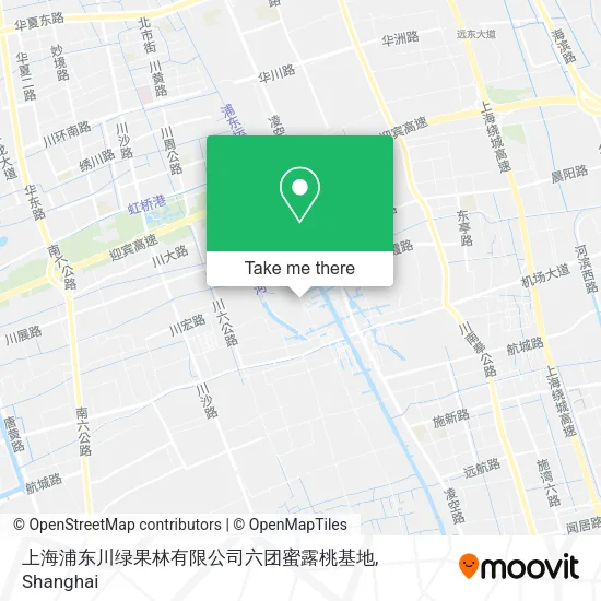 上海浦东川绿果林有限公司六团蜜露桃基地 map