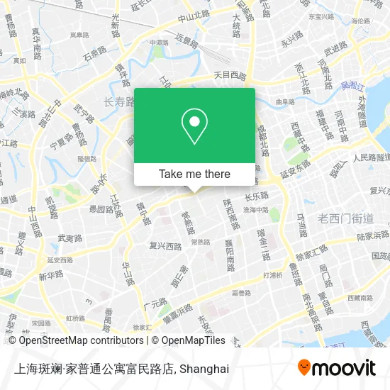 上海斑斓·家普通公寓富民路店 map