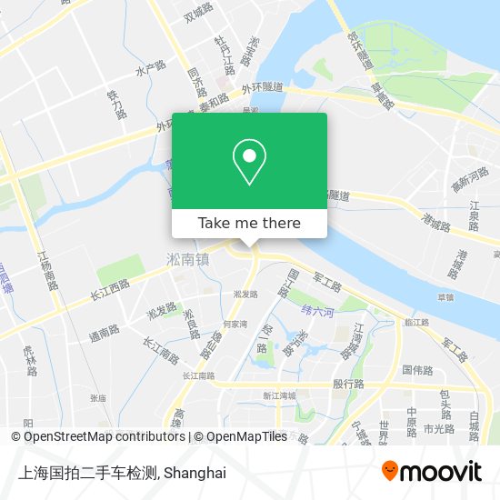上海国拍二手车检测 map