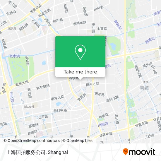 上海国拍服务公司 map