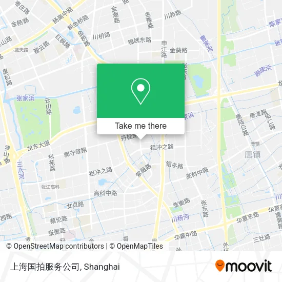 上海国拍服务公司 map