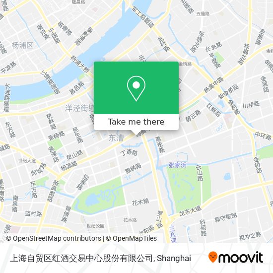 上海自贸区红酒交易中心股份有限公司 map